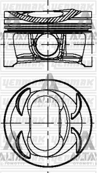 PİSTON SEGMANLI GOLF5 / GOLF6 / JETTA / PASSAT / TİGUAN / A3 / LEON 01-10 1.4 TSI BLG-BMY-CAVA-CAVD STD