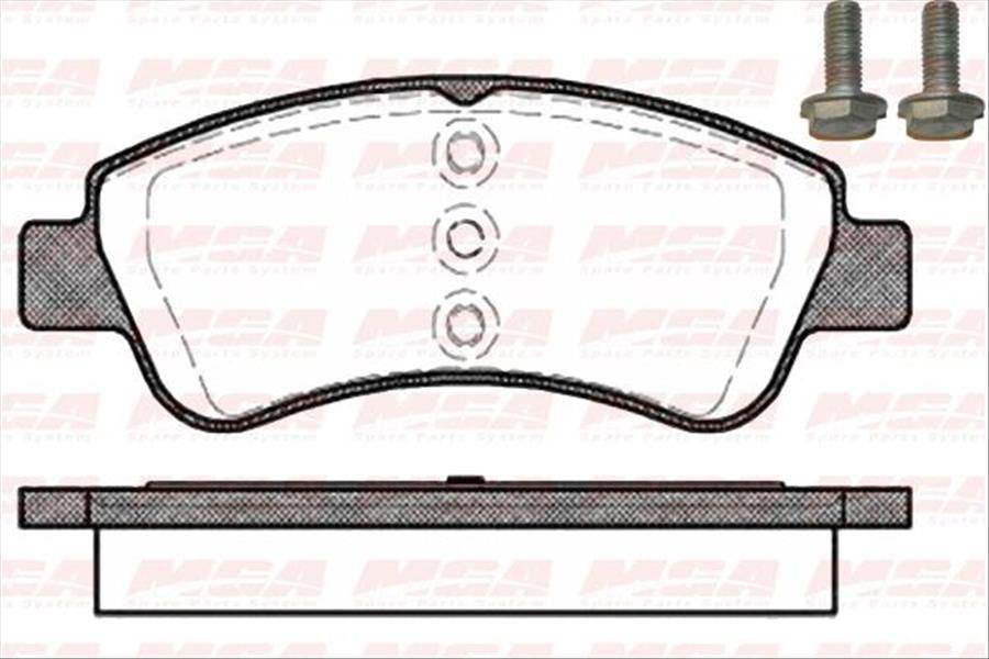 Fren Balatası On-( Peugeot: 301 /Partner /307 ''1.4 Hdı'' /208 12>13 /Boxer /Cıtroen: C-Elysee /Berlıngo 02 )  (Wva 24101 ) //( Arka Fren Balatası Ducato Iıı Jumper Iıı Boxer Iıı )