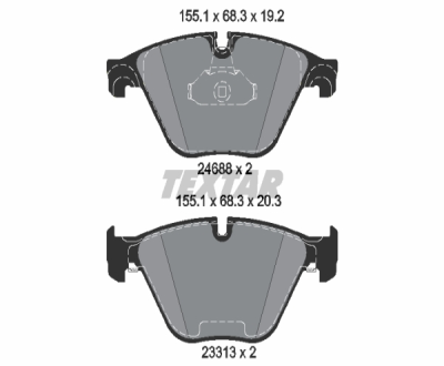 Fren Balatası Ön  F06-F10-F11-F18-F12-F13 Bm