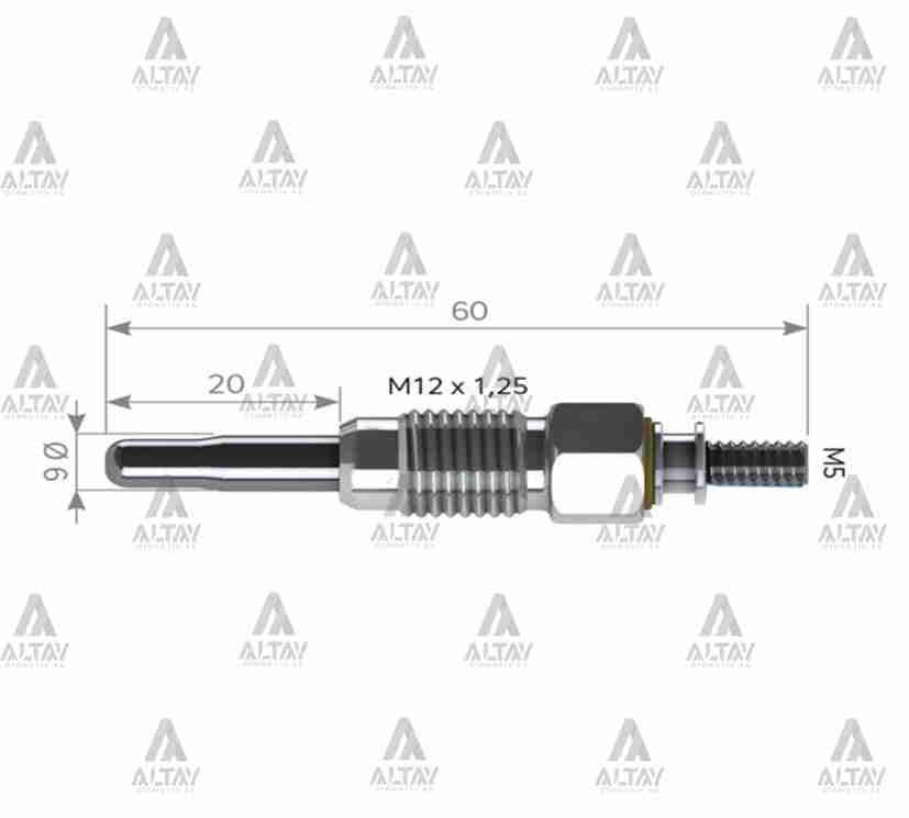 KIZDIRMA BUJİSİ (ISITMA) T4 / CADDY 1.9-2.4 AJA-1Y-AAB