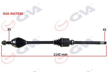 KOMPLE AKS SAĞ DUCATO-BOXER-JUMPER 2.2 MJTD-2.3 MJTD (06-) (1142mm)