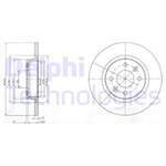 ON FREN AYNASI (DISKI) LOGAN 04>SANDERO 08>TWINGO II 1,2 / 1,4 / 1,5DCI / 1,6 (ABS LI ARACLAR ICIN)