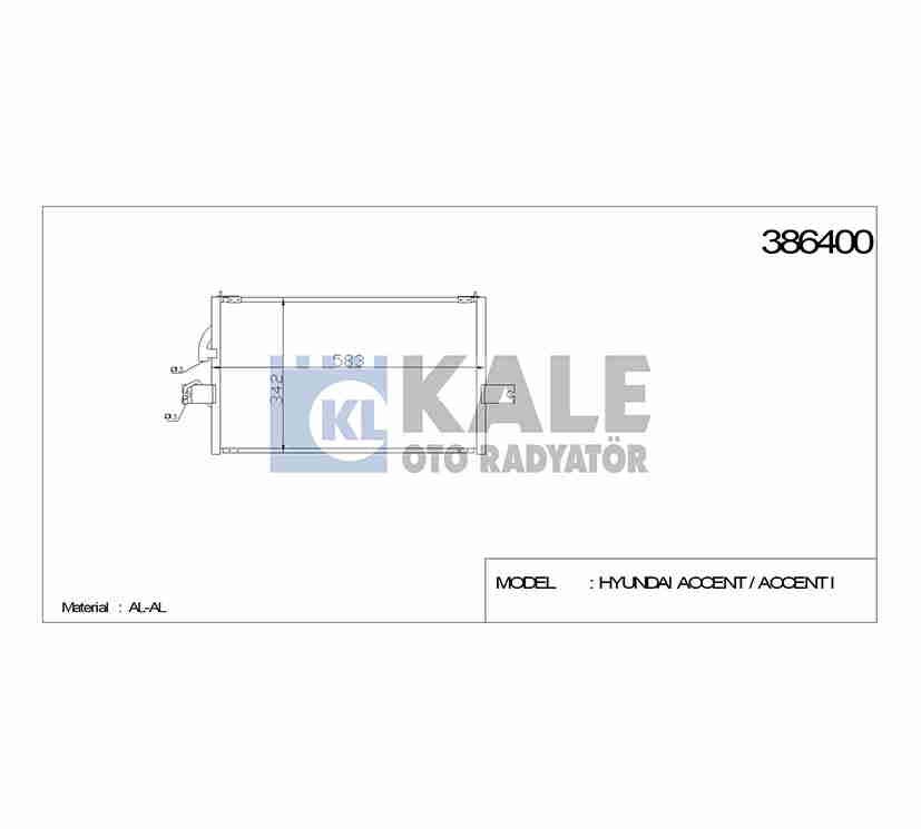 RADYATÖR KLİMA ACCENT 95-00