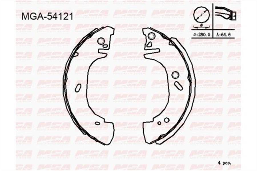 KAMPANA BALATA ( RENAULT: MASTER 2.5 98 -  / OPEL: MOVANO 98 - )