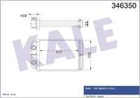 KALORİFER RADYATORU BRAZING (FIAT BRAVO II / STILO)
