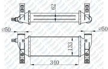 Turbo Intercooler Radyatoru Connect 1,8Tdcı 02>06 (Al+Al)