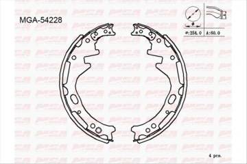 KAMPANA BALATA ( NISSAN: D21 4WD 86 - 98) K1171