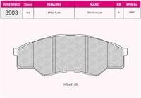 ON FREN BALATASI HILUX VIGO III PICKUP 2.5 2007> 4×2