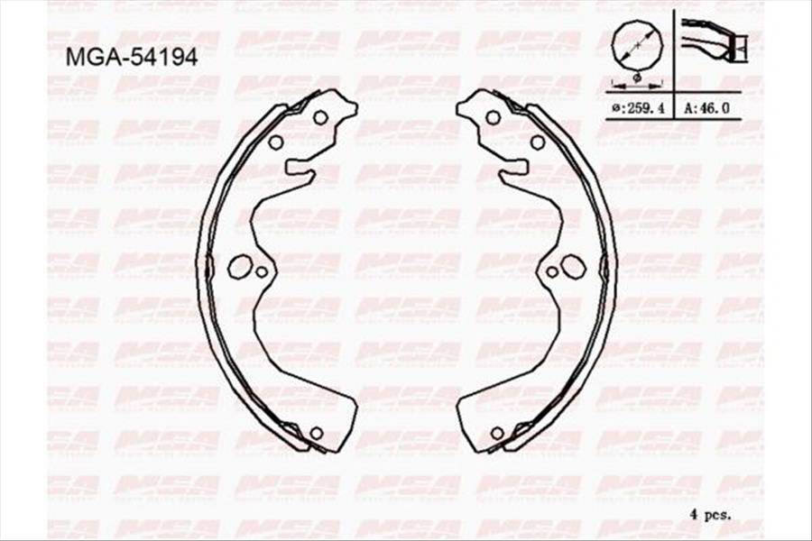 KAMPANA BALATA ( KIA: SPORTAGE 98 - 03)