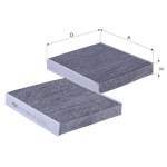 POLEN FILTRESI  FOCUS C MAX CAP 04>08 FOCUS II CB4 04>11 S-MAX 09> 06> MONDEO III 00>07 IV 07> KUGA 08> GALAXY 06> / S40 VOLVO V50 VOLVO C30 C70 -- K