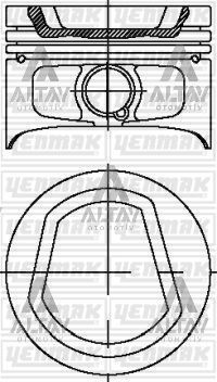 PİSTON SEGMANLI POLO / CORDOBA / FABİA 94-99 1.6 AEE-ALM-AEA STD