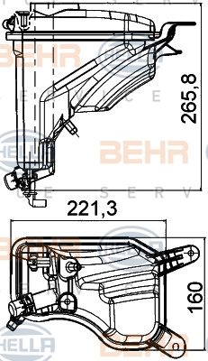 YEDEK SU DEPOSU BMW E81 E82 E90 E88 E91 E92 E93 E84 E89