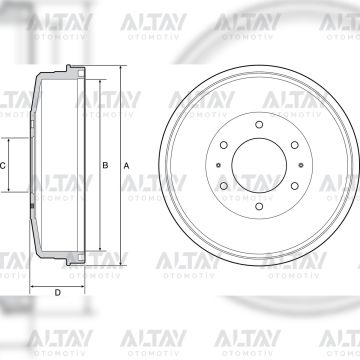 FREN KAMPANASI L-200 06-15 CR / 15=> SU / ARKA