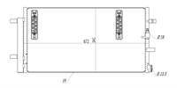 KLIMA RADYATORU-672×341×16 (AUDI A4 08-16  A5 08-11  Q5 09-12)