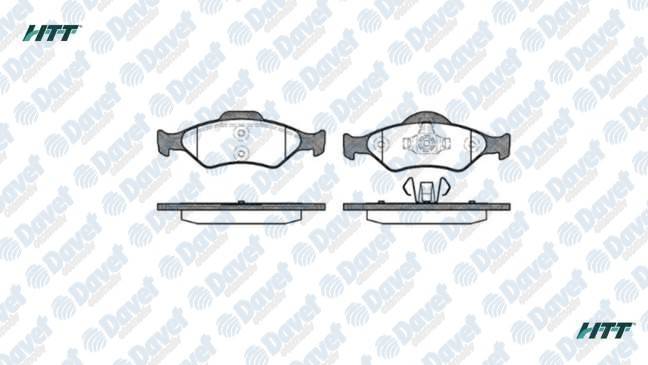 On Fren Balata Fıesta Iv 1,25,1,3 / 1,4 95>02 Ford Ka 96>08 Mazda 121 Iıı 1,25 / 1,3 96>03 Abssız