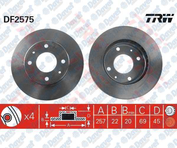 ON FREN DISK AYNASI HAVALI 257MM SONATA 1,8 2,0 2,4 3,0 89 98