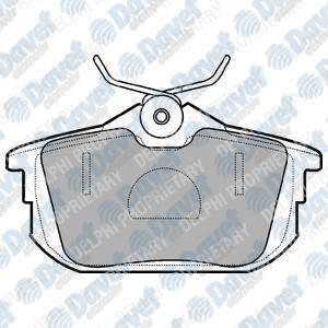 ARKA FREN BALATASI CARISMA 96>06 COLT 04>10 SPACESTAR 98>04 PERSONA WIRA 00>02 VOLVO S40 V40 96>00