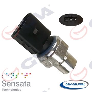 KLİMA BASINÇ MÜŞÜRÜ (3 FİŞ) GOLF 7-PASSAT-ARTEON-TIGUAN-A3-A4-A6-Q7-SUBERB-OCTAVIA-LEON 12>CRAFTER 1