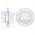 FREN DISKI ON DISCOVERY 3 L319 04>09 DISCOVERY 4 L319 09>18