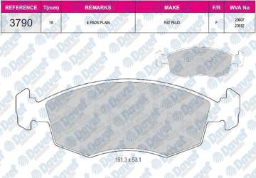 ON FREN BALATASI DOBLO 00> PALIO WEEKEND 1.2.1.6 16V.1.9D 02 / 01>