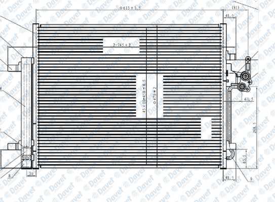 Klıma Radyatoru (Kondenser) Mondeo Iv 1,6 / 1,8 / 2,0 / 2,0Tdcı 07 /> Kurutucu Ile (577×466×17)