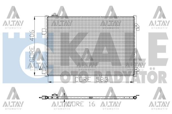 RADYATÖR KLİMA SYMBOL II 08-14 THALIA 1.5DCI