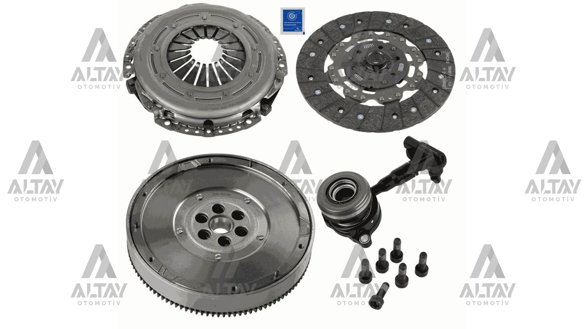 DEBRİYAJ SETİ VOLANLI FOCUS / FIESTA / MONDEO / VOLVO / MAZDA 14=> 1.5 - 1.6 TDCI