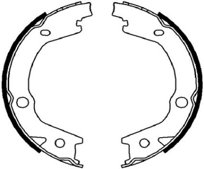 BALATA EL FREN PABUC-(HYUNDAI: TUSCON 04>10/KIA: SPORTAGE 04>10  )