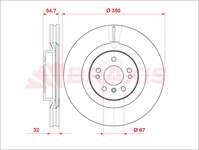 Fren Dıskı On X164 06>12 W164 05>11 W251 05>14