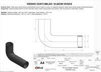 70Mm X 80Mm 15Cm X 25Cm Unıversal Dırsek Hortumu ( Polyester Kat Yok ) Sıcak Ve Soguk Su