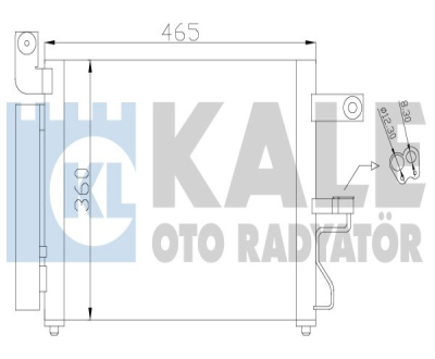 Klima Radyatörü Kurutucu İle Brazıng 428X358X16 Accent Mıl/Accent Adm 1,3-1,5-1,6 Benzın