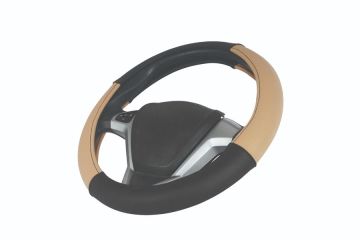 DİREKSİYON KILIFI GEÇMELİ MİNİBUS 42 CM 4 PARÇA SİYAH-KAHVERENGİ