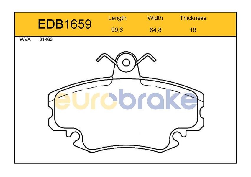 Ön Balata Fişli R9-R19-Clıo I-Iı-Mgn I-Twng-Mngr-Logan-Sandero Gdb1634-Fdb1781-Lp885