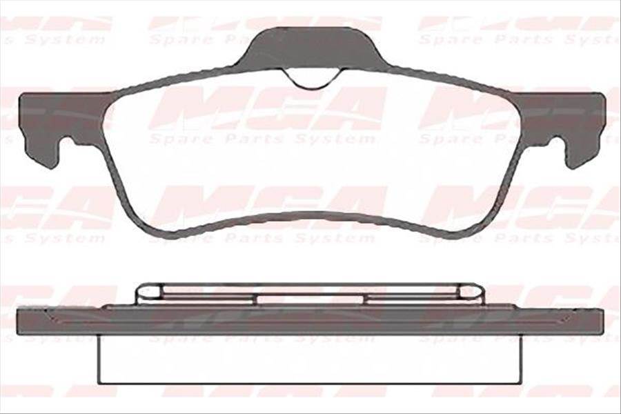 Balata Fren On-(Suzukı: Swıft 98>02 ''1.3''/Tata: Indıgo-Indıca ''Turbosuz'' )   ( Boy: 107.30Mm )