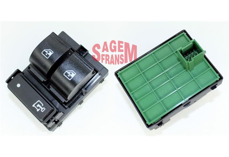 CAM AÇMA DÜĞMESİ ÖN SOL YEŞİL SOKET DUCATO III