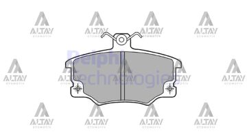 FREN BALATA TEMPRA 92-99 / TIPO 90-00 / UNO 70 94-00 / ALFA 145 94-01 / ALFA 146 94-01 FİŞLİ ÖN
