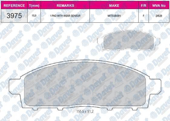 ON FREN BALATASI L200 2.5 D 4×4 2006 2012 L200 2.4 2015> FIAT FULLBACK 16>