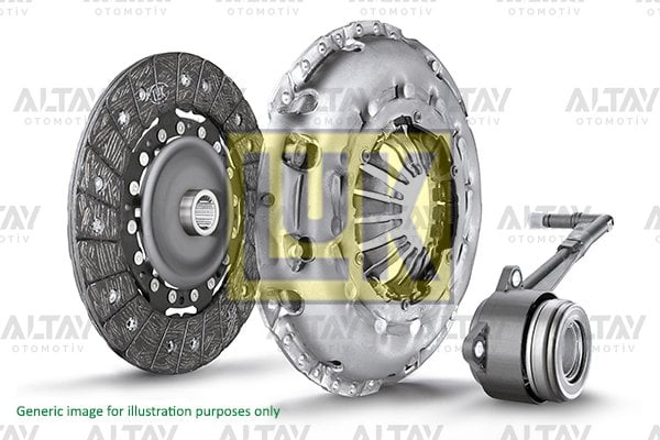DEBRİYAJ SETİ TRANSIT V347 2.4 140PS 06=> RULMANLI