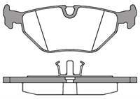 FREN BALATASI ARKA ( BMW : E32 / E34 / E36 )