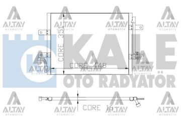 RADYATÖR KLİMA ALBEA 03-07 1.3JTD / PALIO 03-07 1.3JTD