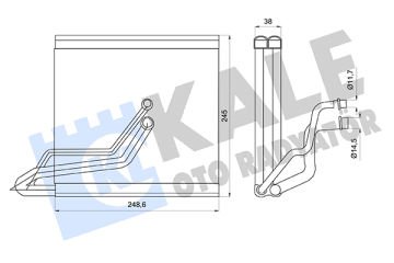EVAPORATÖR GOLF7 / PASSAT / TİGUAN / A3 / T-ROC / OCTAVİA 15=> VALEO TYPE