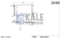 Radyator 1 Sıra Al / Brz ( Ford : Transıt  T15  97-01 32Mm Uzun Tıp )