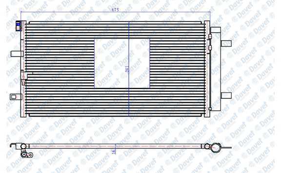 Klıma Radyatoru Kondansor Audı A4 1,8 Tfsı 2,0Tdı 08> 674×334×16  Oto / Mek Sanzıman