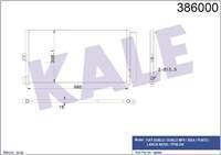 KLIMA RADYATORU( FIAT : DOBLO 1.3-1.9 JTD 05 / PUNTO / IDEA 1.2 1.4 1.3JTD 03-- )
