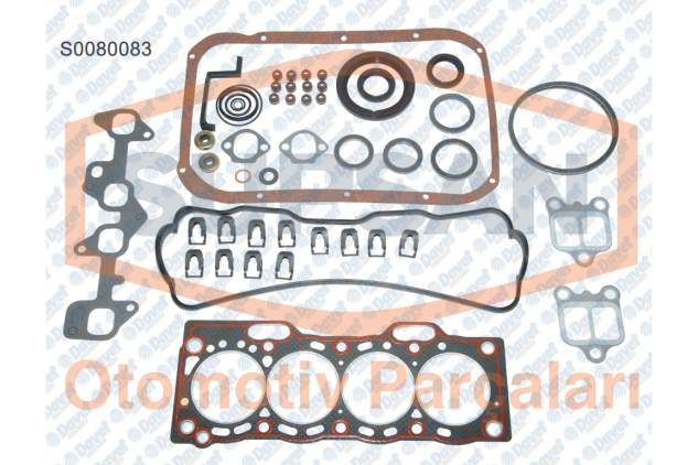 MOTOR TAKIM CONTA COROLLA 1,3 12 VALF KARBÜRATÖRLÜ (2E MOTOR) 1988-1998 ( AE92-AE100-AE101 KASA ) FULL KEÇELİ