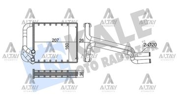 RADYATÖR KALORİFER ELANTRA 11-16