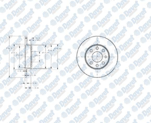 ON FREN DISKI (HAVA SO?UTMASIZ) CORSA C Z10XE Z12XE