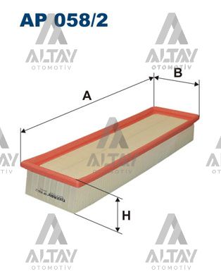 HAVA FİLTRESİ 206 / 206+ / 307 / C3 / C4 04=> 1.4 16 V