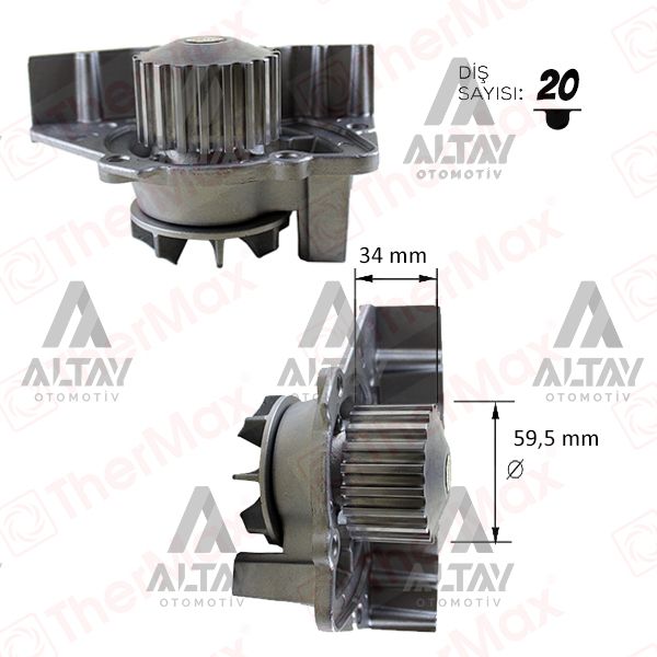 DEVİRDAİM BERLINGO  96-08 / PARTNER 96-08 / EXPERT 96-06 / SCUDO 96-06 / JUMPY 96-06 / 1.9 D (XUD9A)