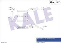 KALORIFER RADYATORU (BORULU) BRAZING (FORD: MONDEO IV 07<14 ; GALAXY ; S-MAX 06<15 2.0/2.2TDCI [184×178×32]